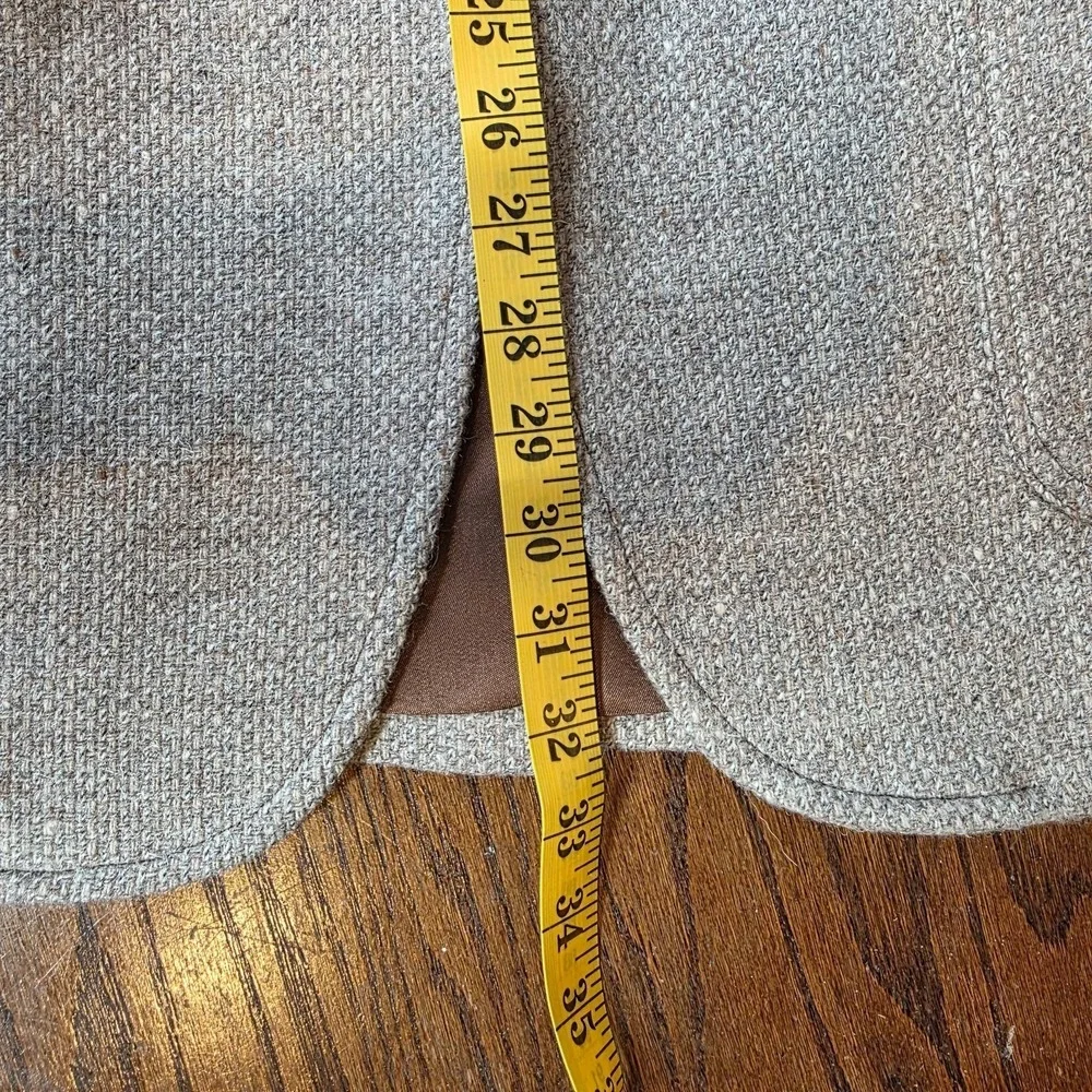 Vintage Pendleton Tweed Blazer Elbow Patches Tan/Brown Wool‎ Sport Coat 42 Long